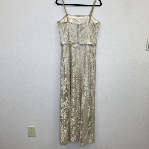 Jessica McClintock Vintage Lace Evening Gown Size 12 - Picture 5 of 13